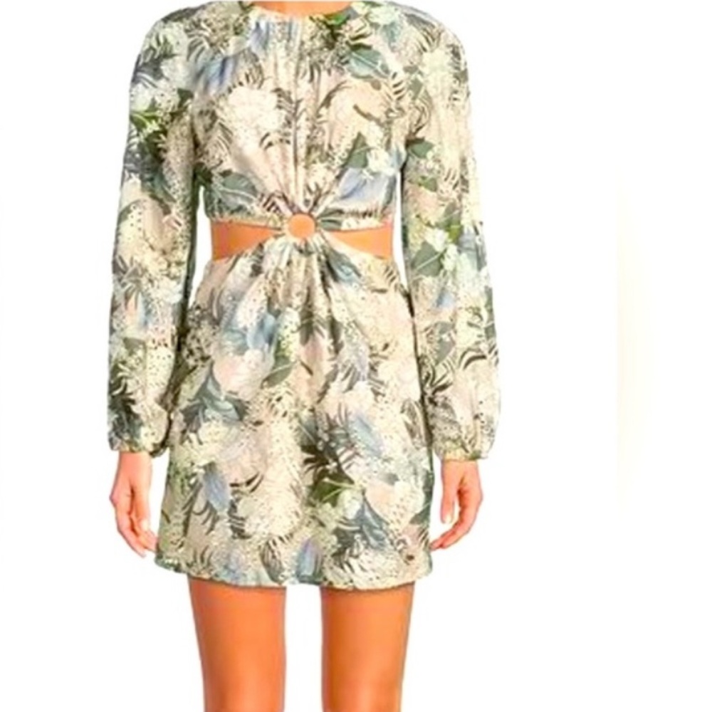 Gianni Bini Tinsley Palm Mini Dress